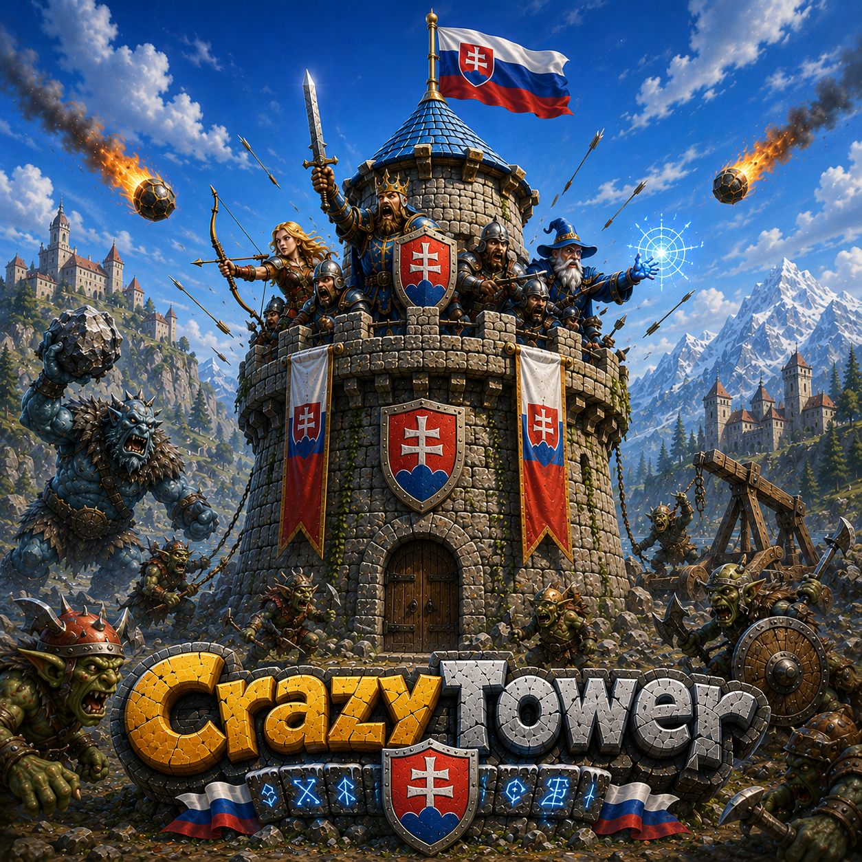 CrazyTower hrdina — bráň vežu proti vlne príšer
